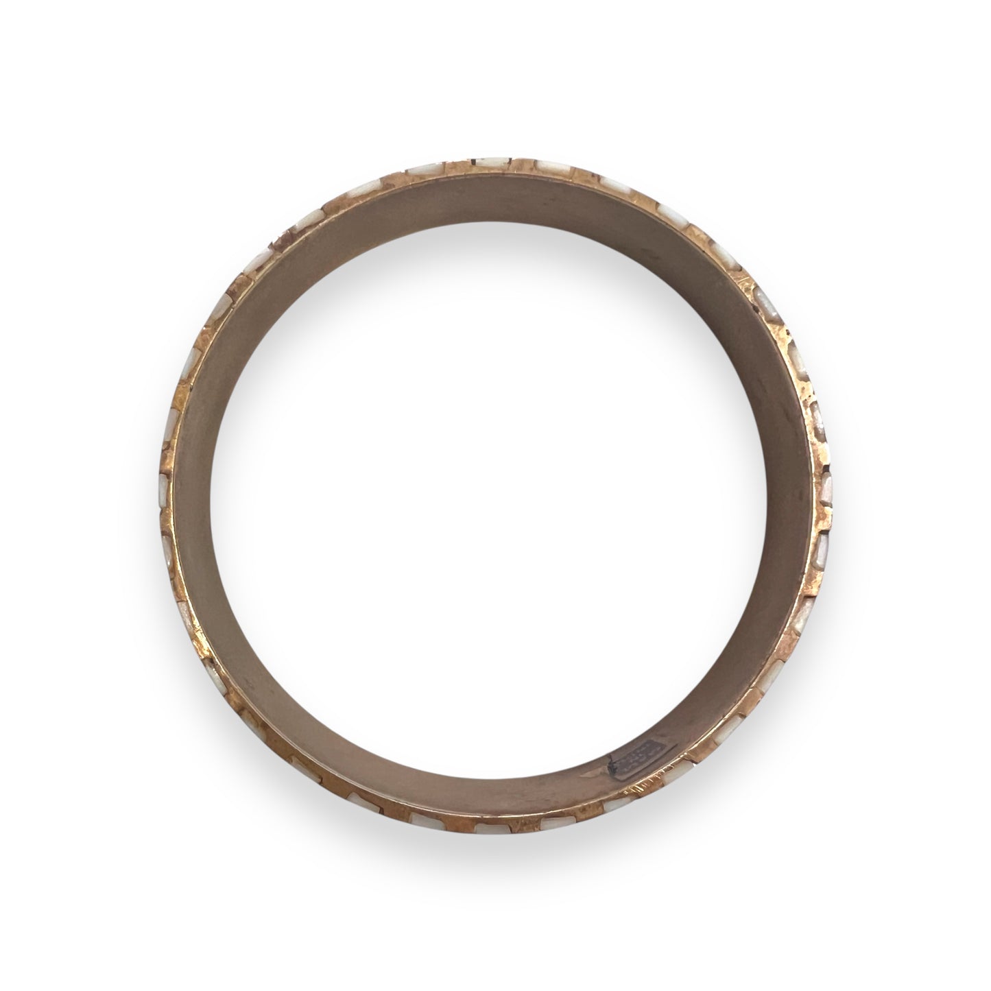 Vintage Mother of Pearl Torque Choker and Bracelet Set