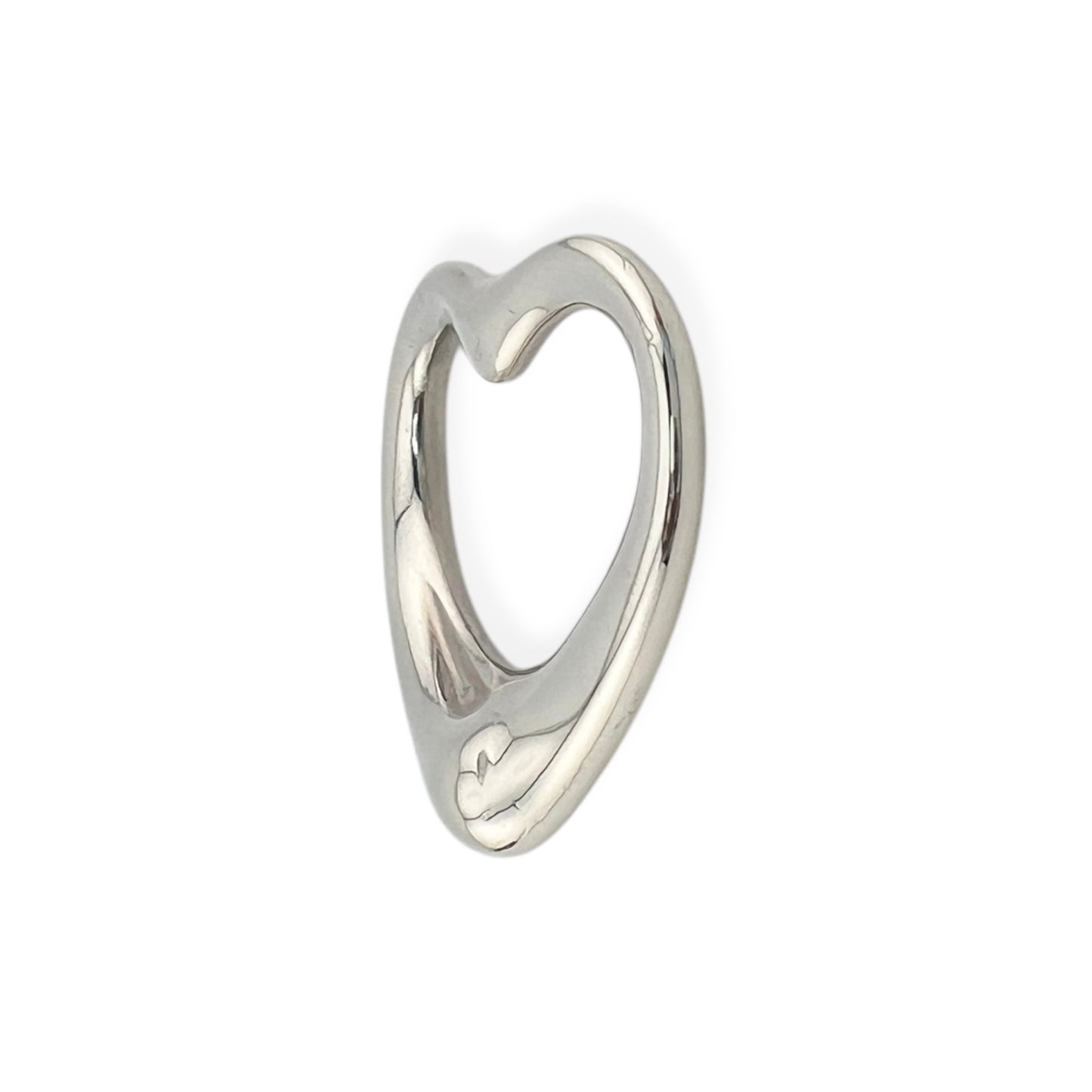Vintage Tiffany & Co Heart Pendant Silver