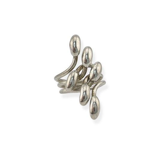 Vintage Abstract Silver Ring