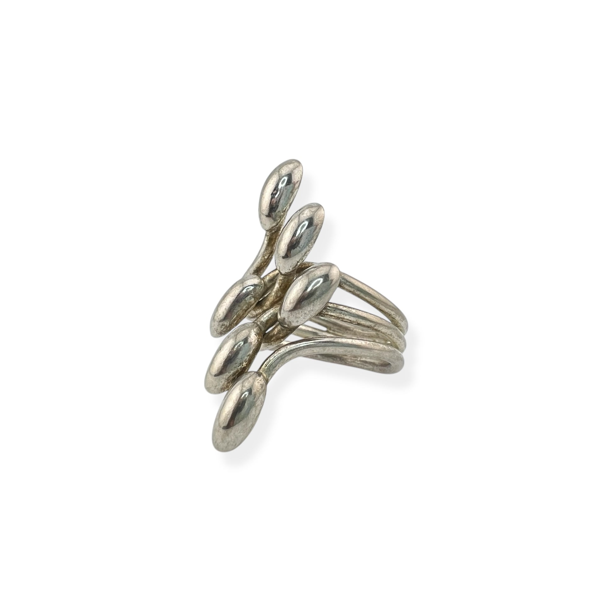 Vintage Abstract Silver Ring