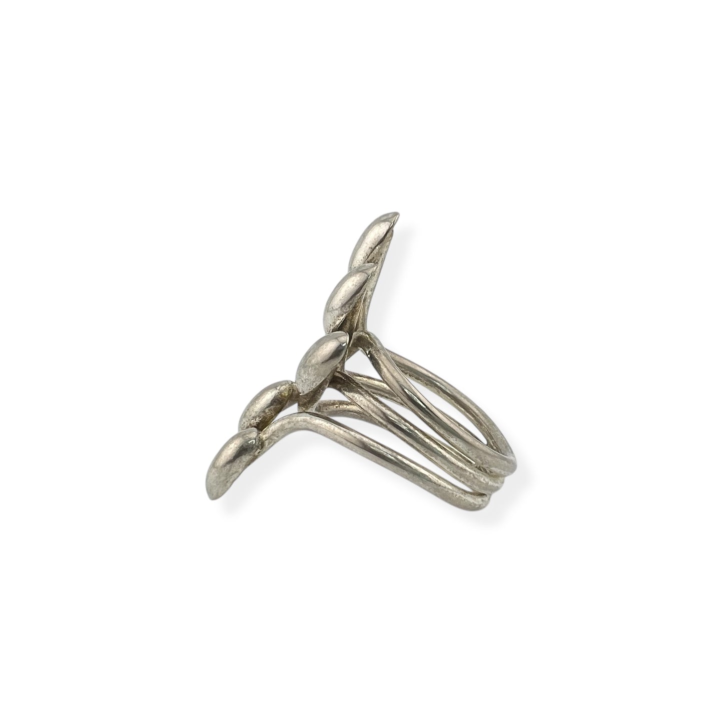 Vintage Abstract Silver Ring