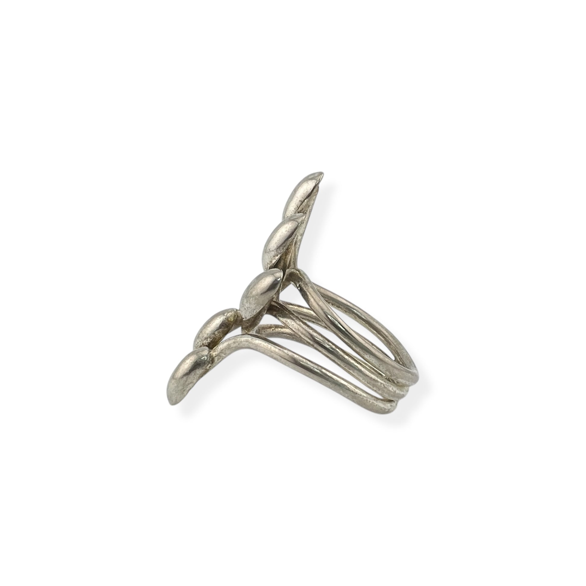 Vintage Abstract Silver Ring
