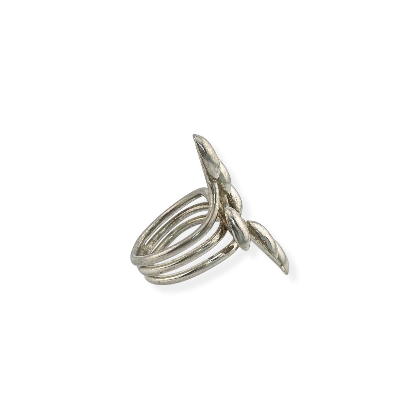 Vintage Abstract Silver Ring