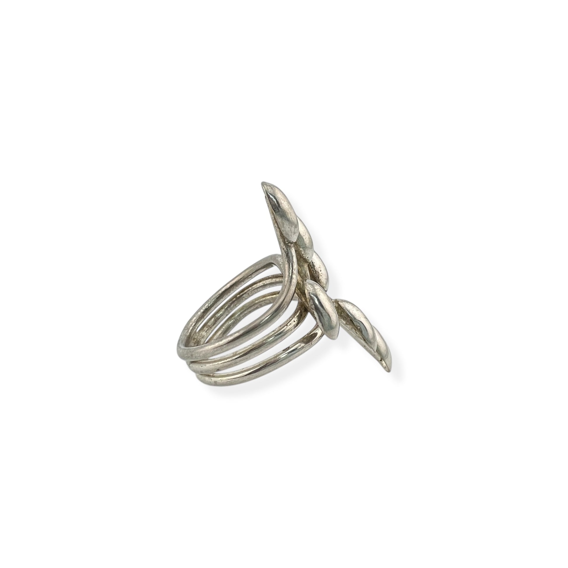 Vintage Abstract Silver Ring
