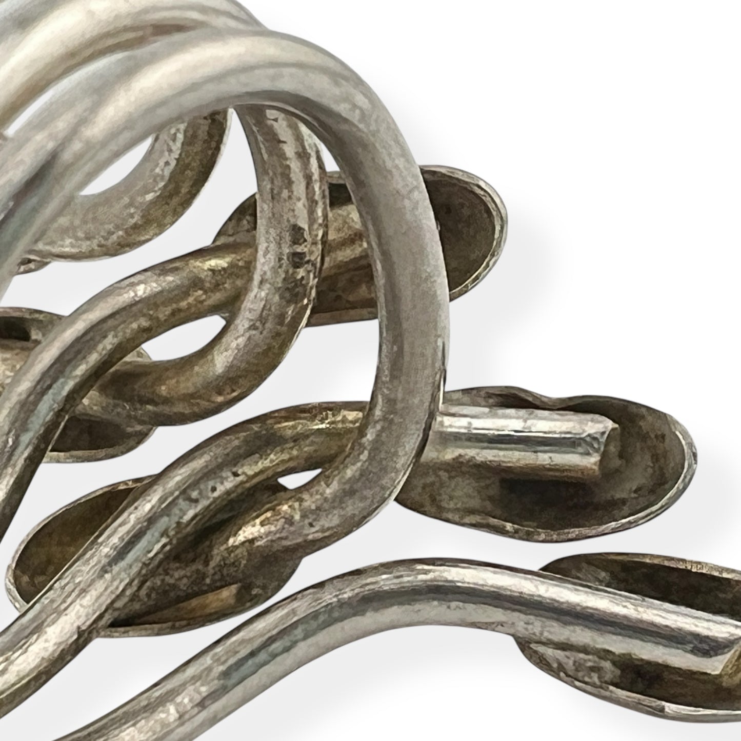 Vintage Abstract Silver Ring