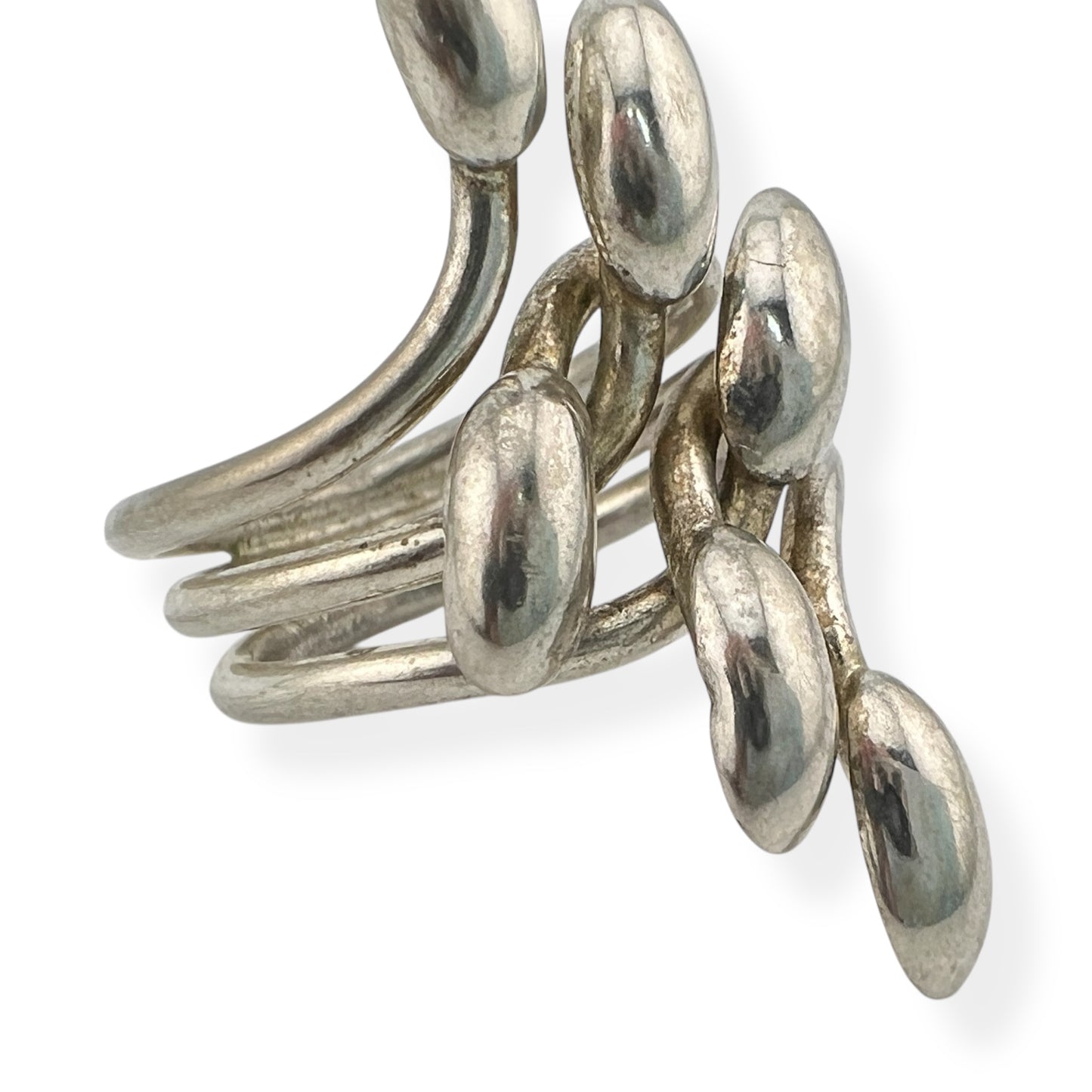 Vintage Abstract Silver Ring