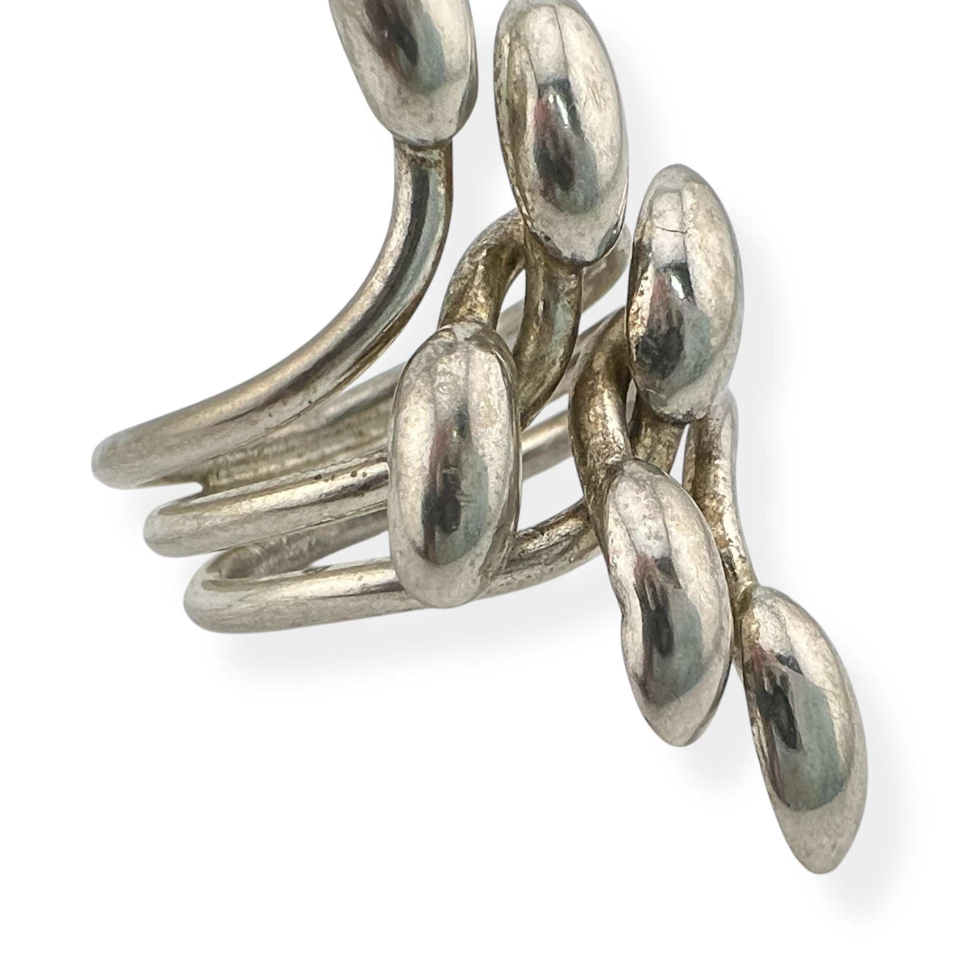 Vintage Abstract Silver Ring